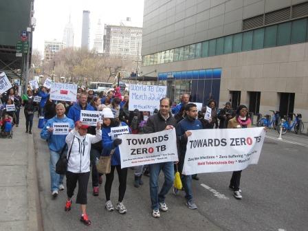 Photo from the World TB Day Walk in New York City
